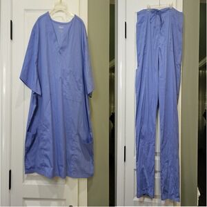 2 Piece Scrub Star 3XL‎ Light Blue Scrub Set